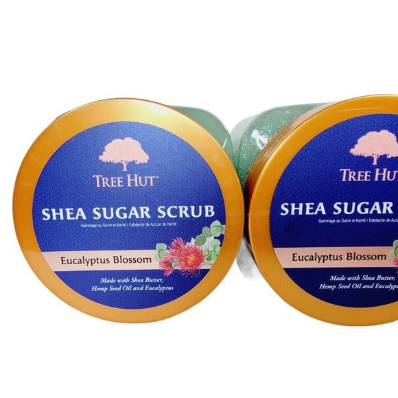 2 Tree Hut Shea Sugar Scrub EUCALYPTUS BLOSSOM - Picture 5 of 10